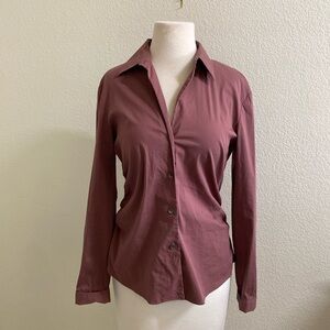 Theory Stretch Long Sleeve Button Up Shirt